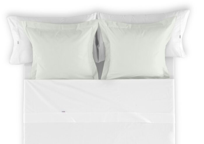 Funda cojín algodón Combi Liso 200 Hilos 313-HUESO