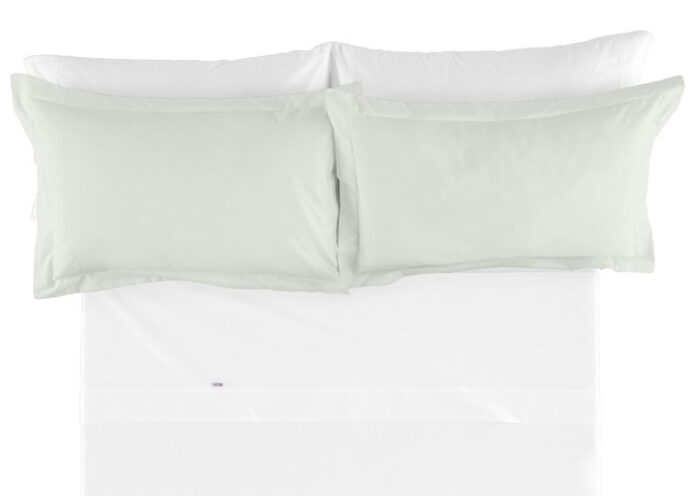 Funda cojín algodón Combi Liso 200 Hilos 313-HUESO