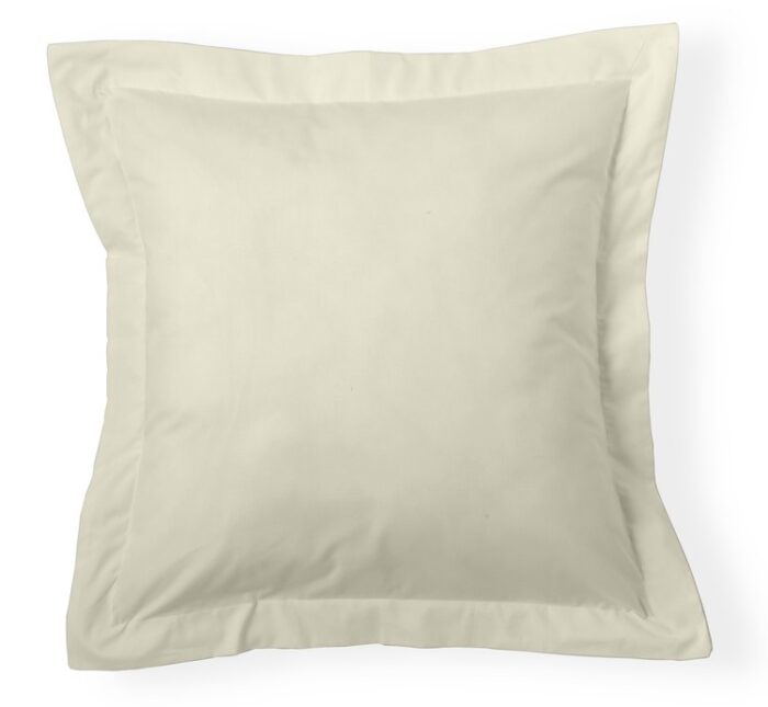 Funda cojín algodón Combi Liso 200 Hilos 255-MARFIL