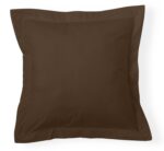 Funda cojín algodón Combi Liso 200 Hilos 179-CHOCOLATE