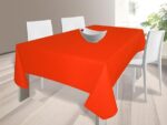 Mantel Tela Resinada Antimanchas naranja