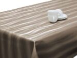 Mantel Hule de Alta Calidad Polyline Onix Taupe