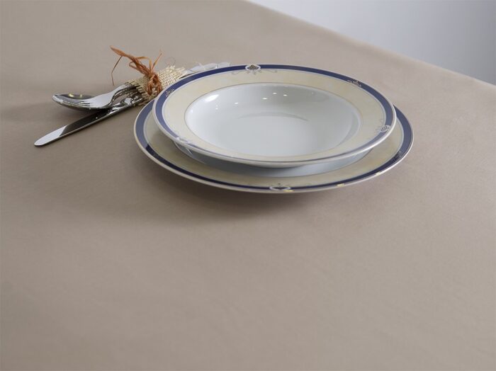 Mantel Tela Resinada Antimanchas crudo