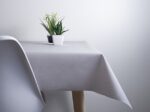 Mantel Tela Resinada Antimanchas gris claro