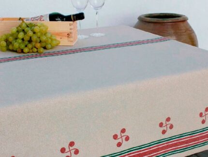 Mantel tela resinada Ameztoy Rojo