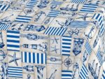 Mantel tela resinada Jávea Azul
