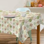 Mantel Huletec Greca Green