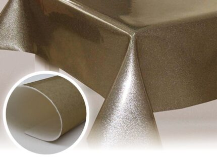 Mantel Hule Extrabrillo Glitec Taupe