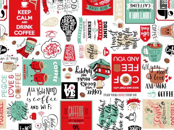 Mantel de Tela resinada Coffee