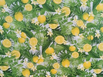 Mantel Resinado Antimanchas Estampado Limones
