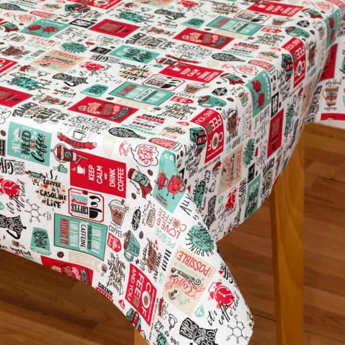 Mantel de Tela resinada Coffee