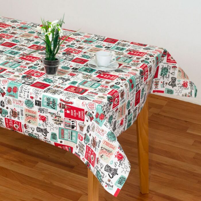 Mantel de Tela resinada Coffee