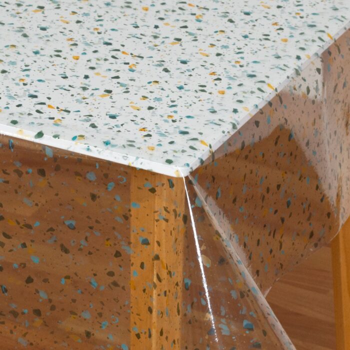 Mantel Huletec Transparente Terrazo