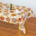 Mantel de Tela resinada Glamour Granate