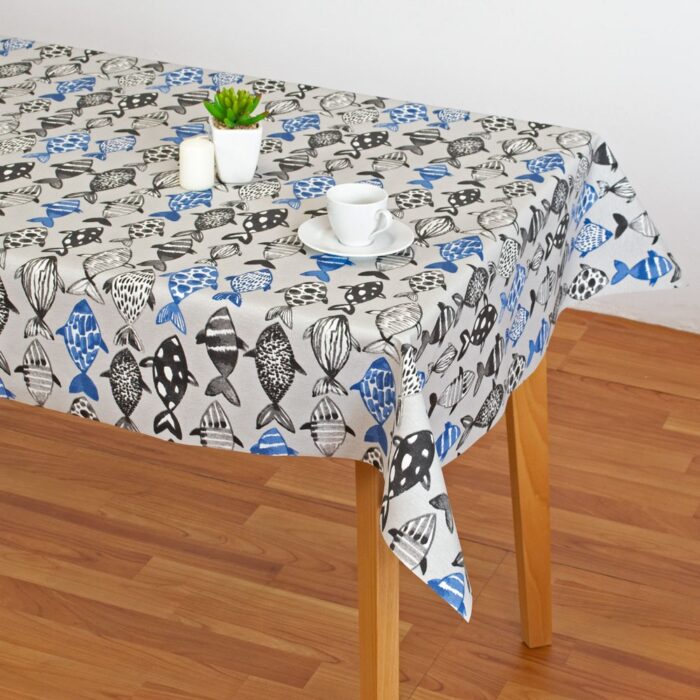 Mantel tela resinada Poussin