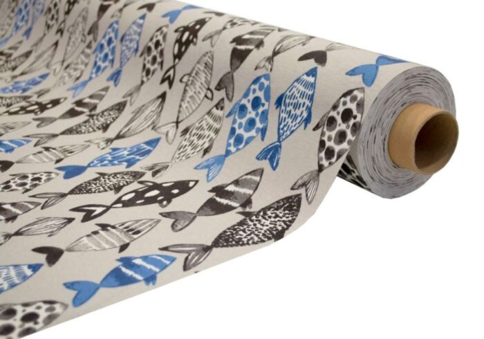 Mantel tela resinada Poussin