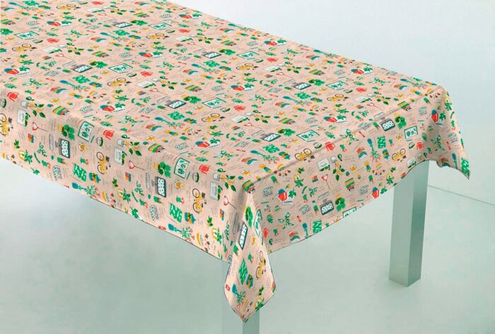 Mantel Resinado antimanchas estampado hobbies