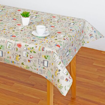 Mantel Resinado antimanchas estampado hobbies