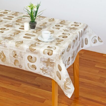 Mantel de Tela resinada Michele Beige