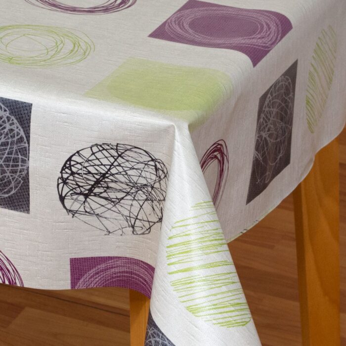 Mantel de Hule Tapies Violeta