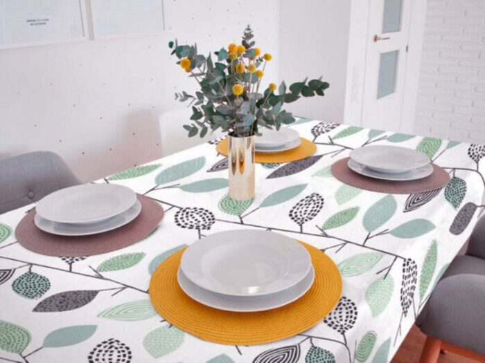 Mantel Huletec Branches Green