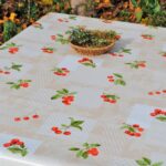 Mantel de Hule Grande 180 Cerezas