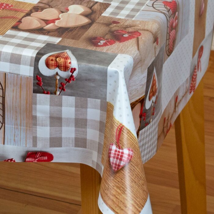 Mantel de Hule Grande Cors 180 cm