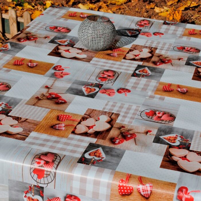 Mantel de Hule Grande Cors 180 cm