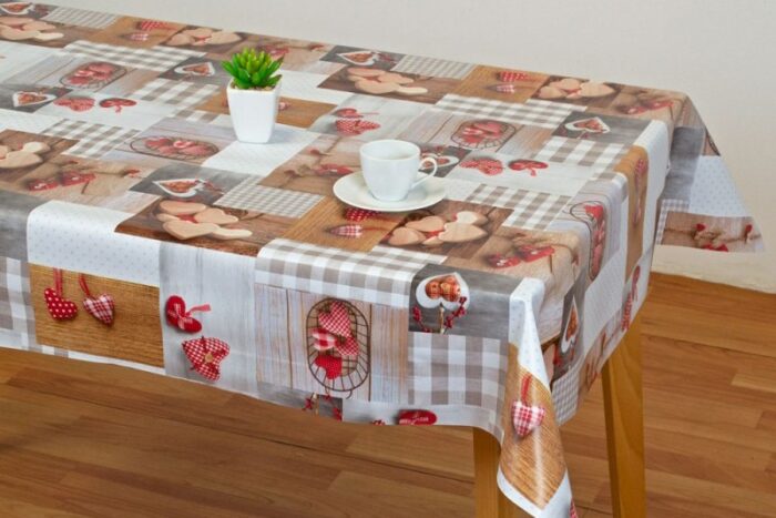 Mantel de Hule Grande Cors 180 cm