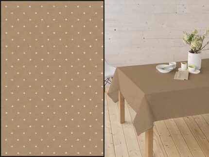 Mantel Tela Resinada DIAMOND color topo