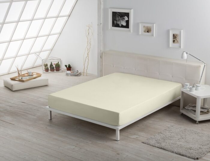Bajera ajustable COMBI LISOS. 100% algodón (200 hilos). Es-Tela 255-MARFIL