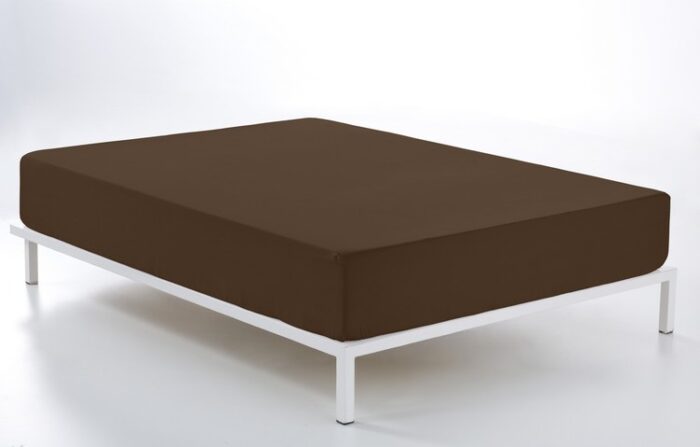 Bajera ajustable COMBI LISOS. 100% algodón (200 hilos). Es-Tela 179-CHOCOLATE