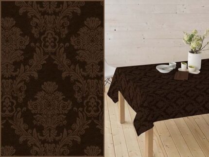 Mantel Tela Resinada CLASSIC. Color Chocolate