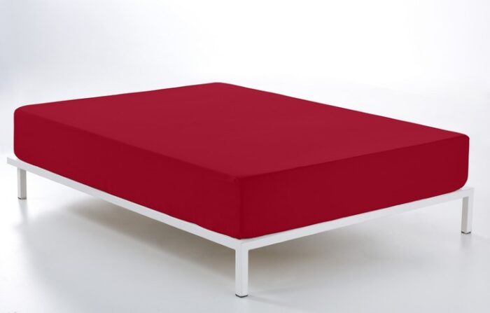 Bajera ajustable COMBI LISOS. 100% algodón (144 hilos). Es-Tela 015-BURDEOS